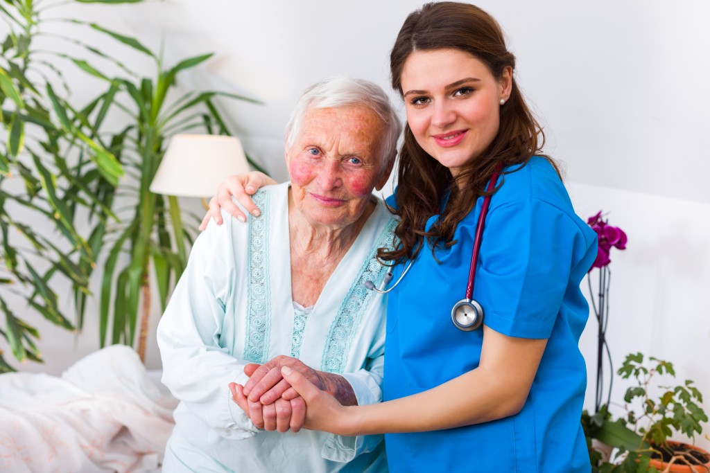 nurse and elderly